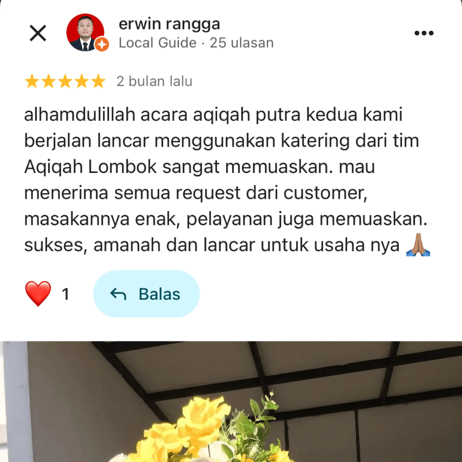 testimoni aqiqah lombok 7